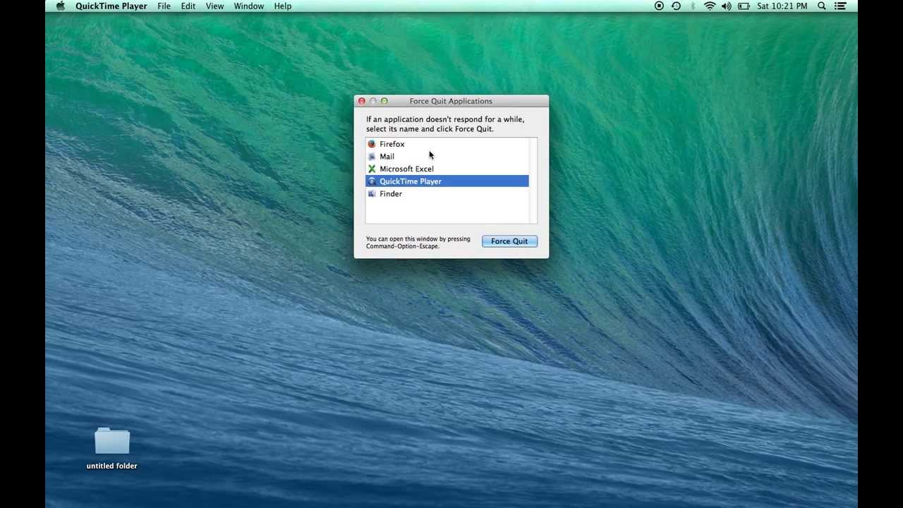 Control alt delete for mac